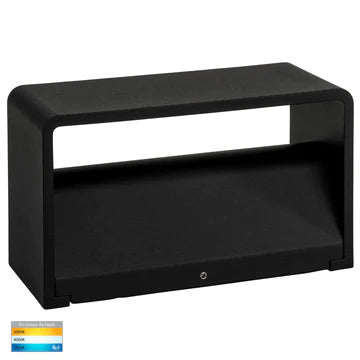 Havit Mia Up & Down Exterior Wall Lights Tri - Black 9W 240V IP54 - HV3665T-BLK - Havit Lighting