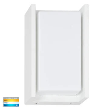 Havit Nepean Exterior Wall Lights Tri - White 12W 240V IP54 - HV3668T-WHT - Havit Lighting