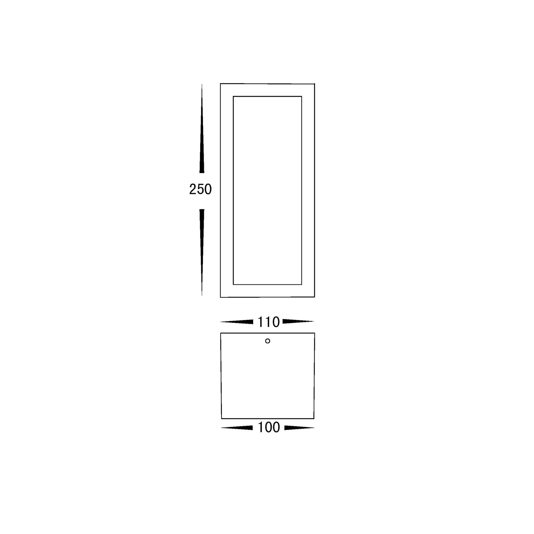 Havit Jasper Exterior Wall Lights Tri - White 12W 240V IP54 - HV3669T-WHT - Havit Lighting