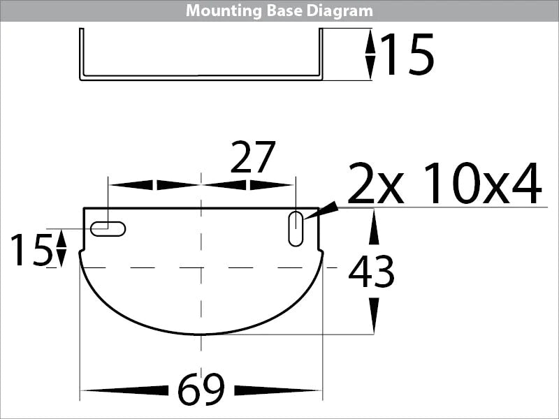 Havit Revo Surface Mounted Downlight Tri - White 8W 240V IP20 - HV4002T-1-WHT