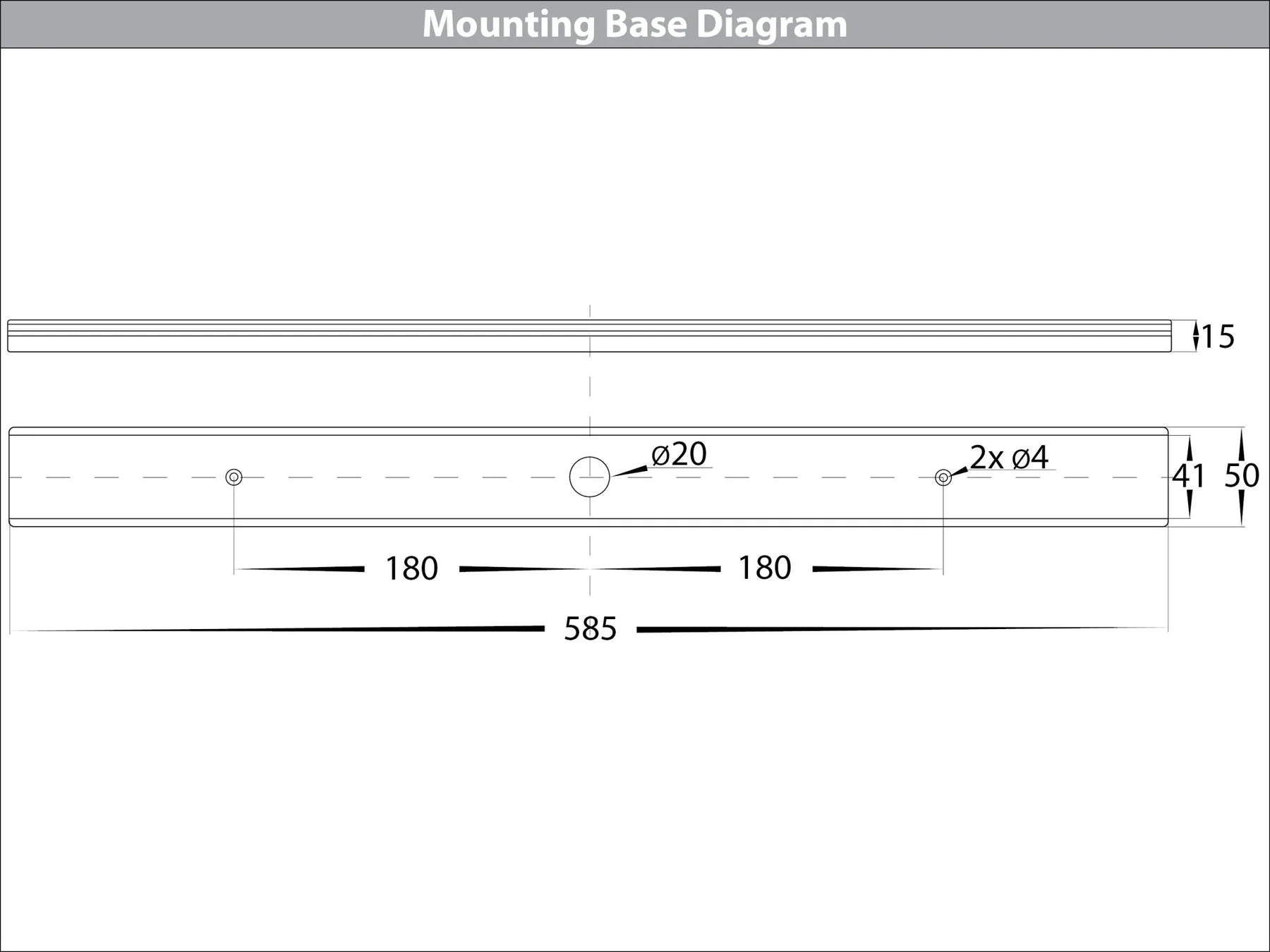 Havit Revo LED Bar Lights Tri- White 3x8W 240V IP20 - HV4002T-3-WHT
