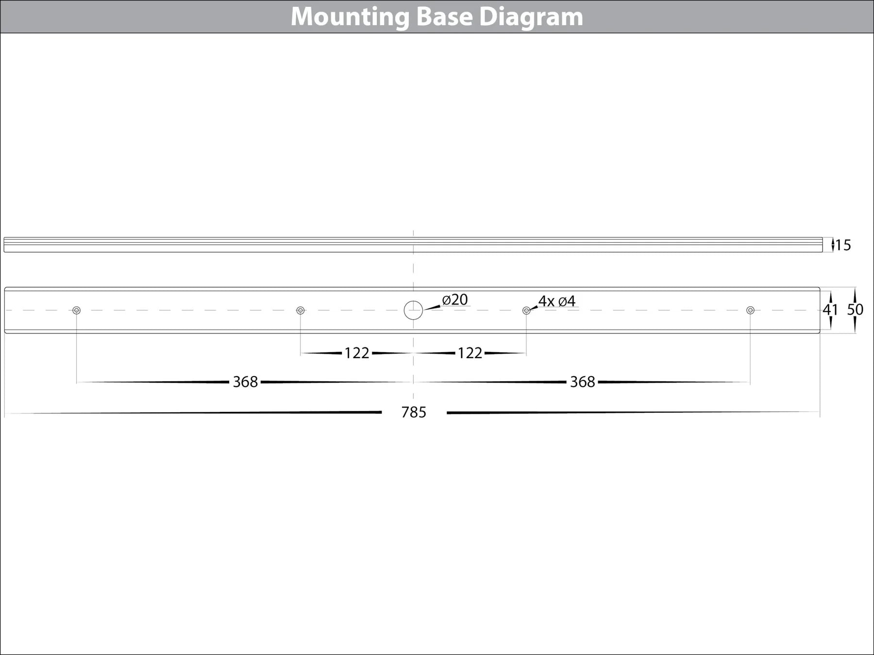 Havit Revo LED Bar Lights Tri- White 4x8W 240V IP20 - HV4002T-4-WHT