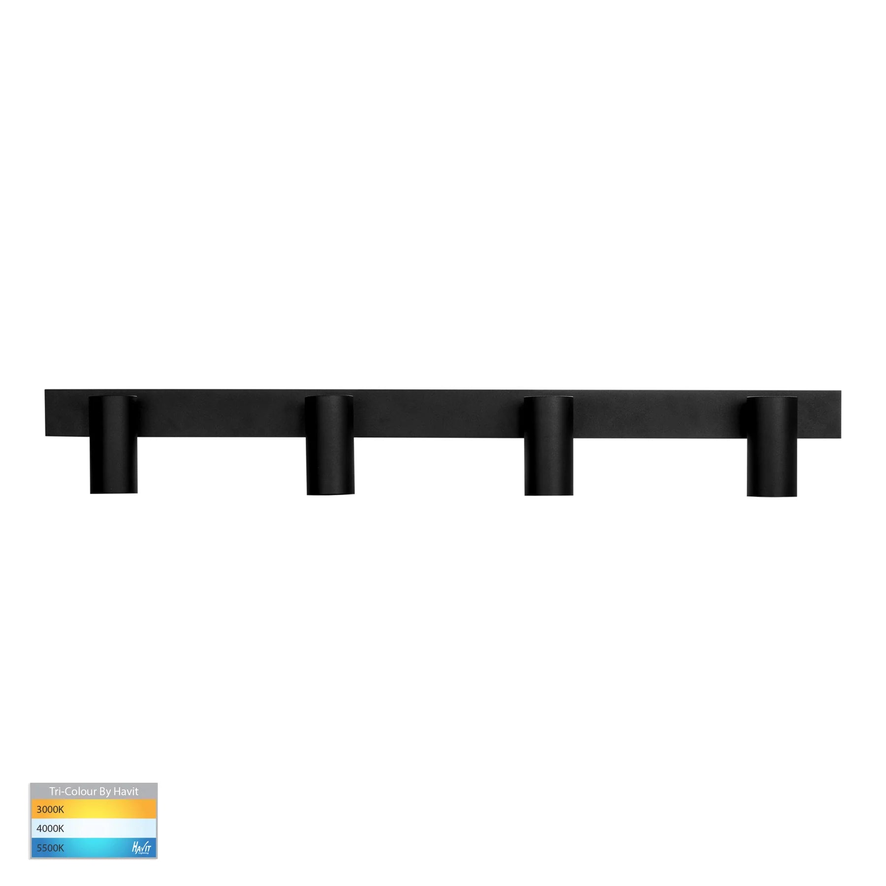 Havit Revo LED Bar Lights Tri- Black 4x8W 240V IP20 - HV4002T-4-BLK