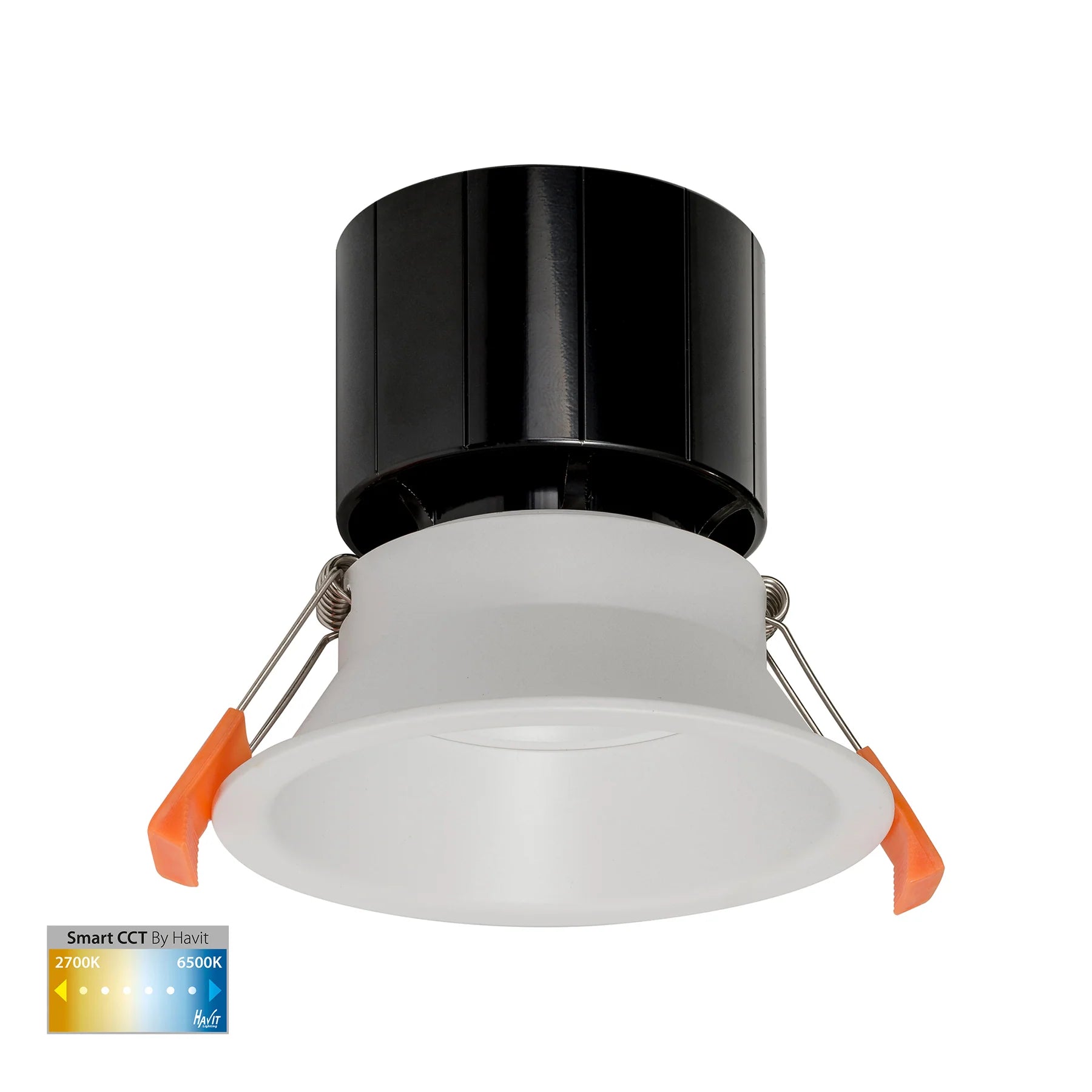 Havit Prime Fixed Deep CCT WIFI LED Downlight 2700K 6500K White 12W 240V IP54 - HV5514CCT-WHT- Havit Lighting