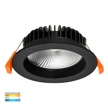 Havit Ora Fixed LED Downlight Tri - Black 12W 240V IP54 - HV5530T-BLK - Havit Lighting