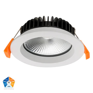 Havit Ora Fixed LED Downlight 5 Colour White 13W 240V IP54 - HV5530T-WHT