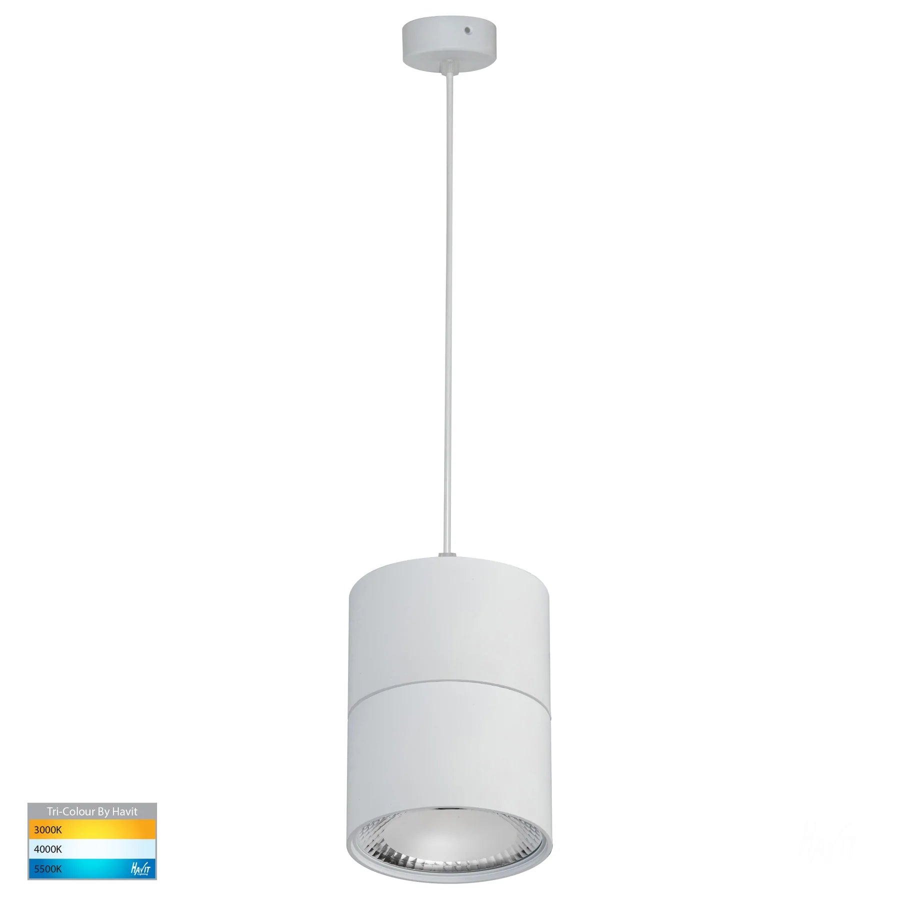 Havit Nella LED Interior Pendant Tri - White 12W 240V IP20 - HV5803T-WHT-P - Havit Lighting