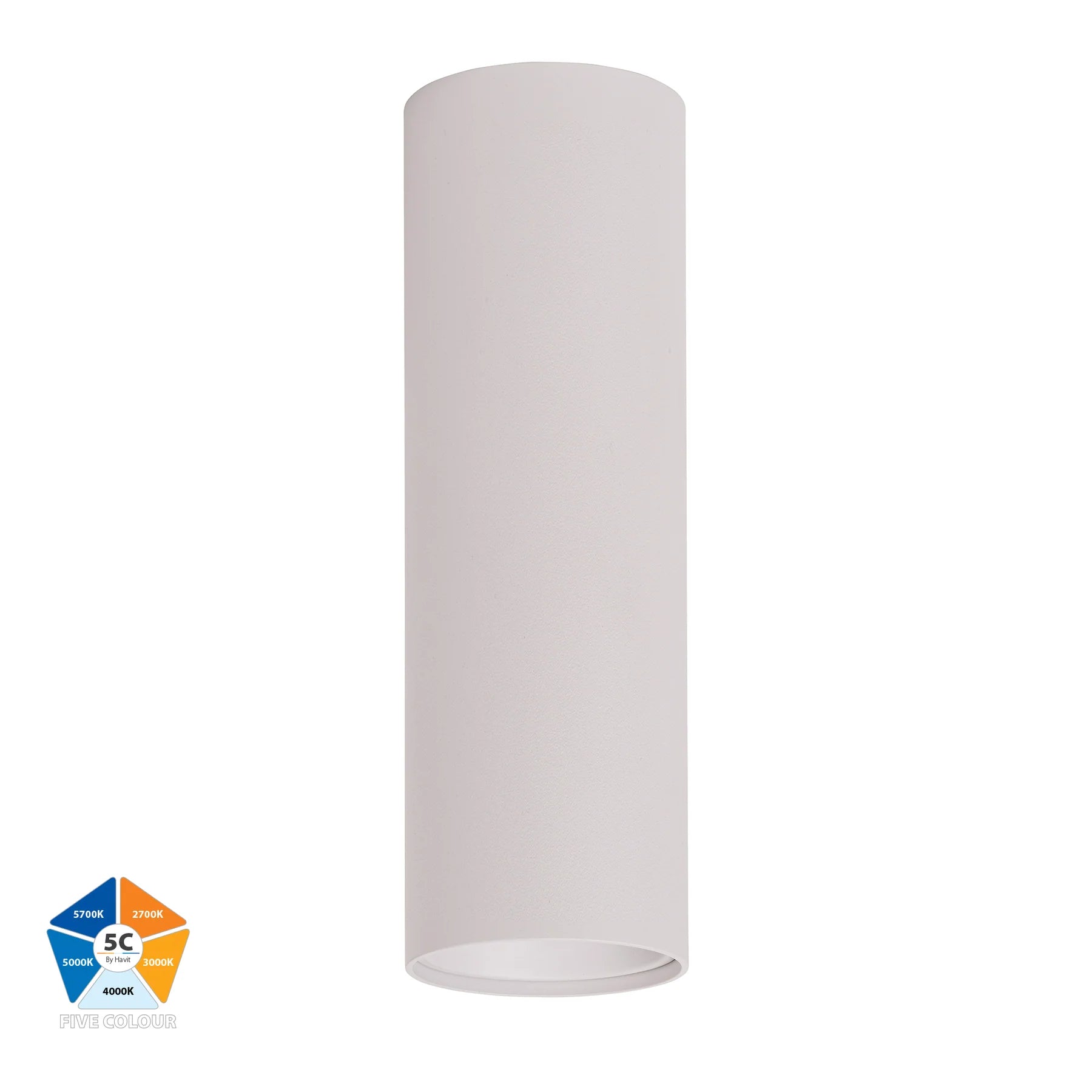 Havit Nella LED Surface Mounted Downlight 5CCT White 12W 240V/12V IP54 - HV5842S-WHT-EXT, HV5842S-WHT-EXT-12V- Havit Lighting