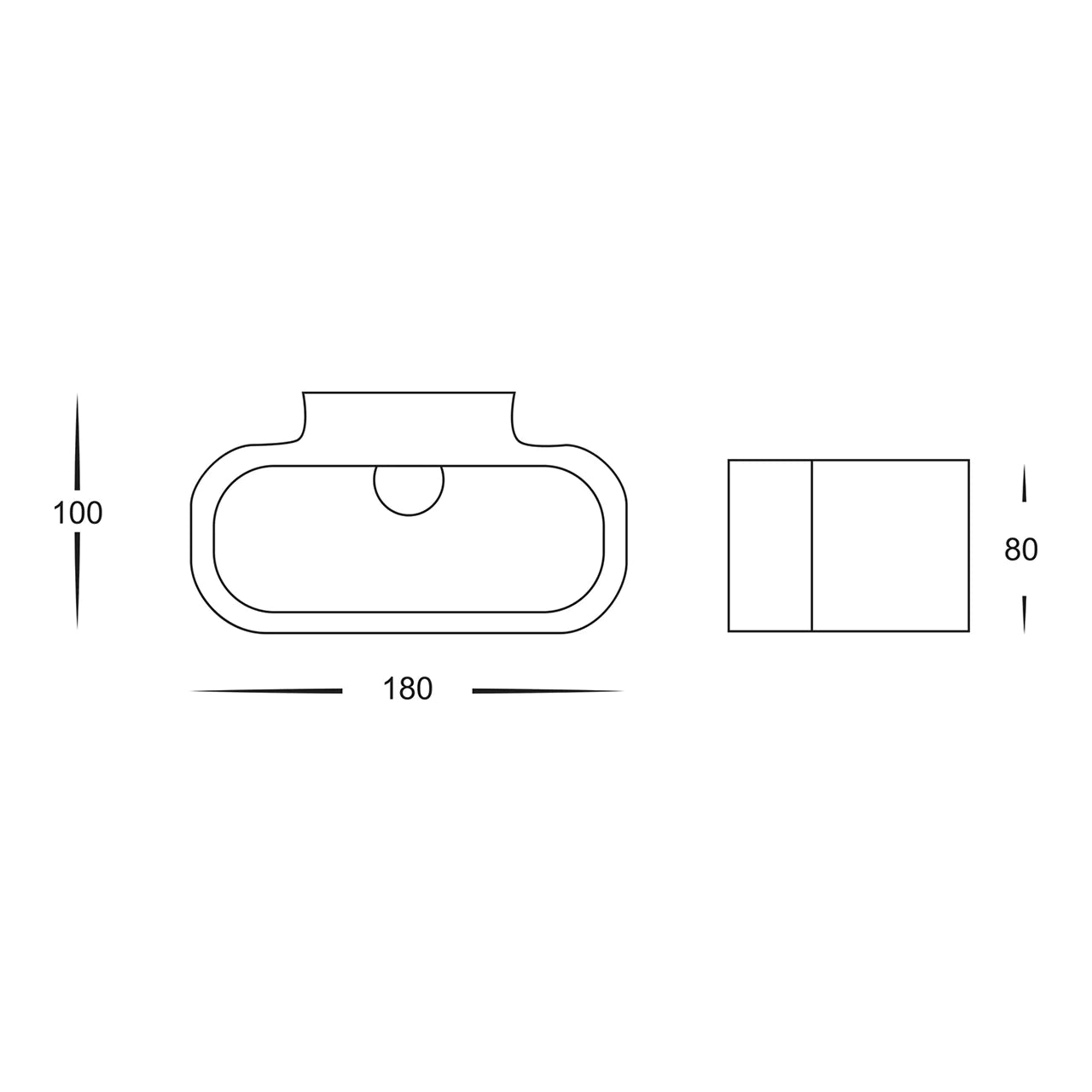 Havit Concept with Gold Insert Interior Wall Light 3000K 5500K White 2W 240V IP20 - HV8028-WHT- Havit Lighting