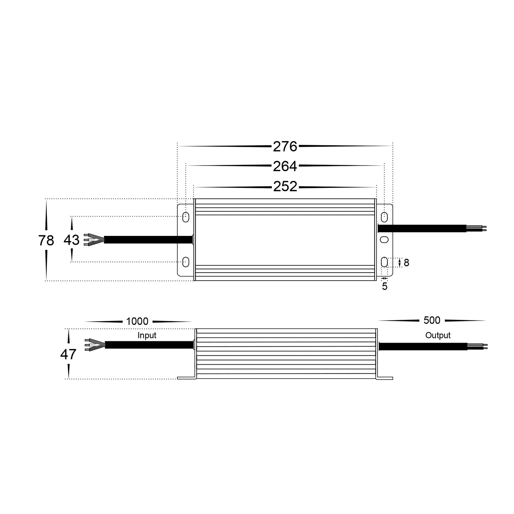 Havit Weatherproof Dimmable with Flex and Plug Drivers Grey 300W 12/24V IP66 - HV9660-300W