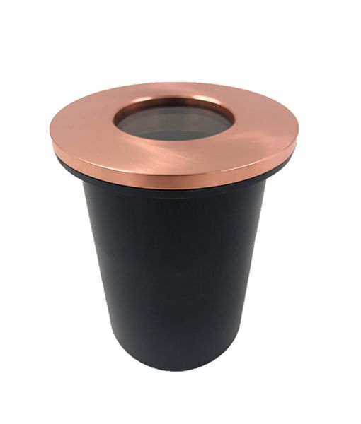 CLA Exterior Recessed Small faceplates Inground Garden Step and Up Lights Copper/ Stainless Steel 12-25V IP67 - IGM