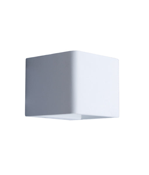 CLA Cube Up/Down LED Interior Wall Light 3000K Matt White 6W 220-240V IP20 - LONDON