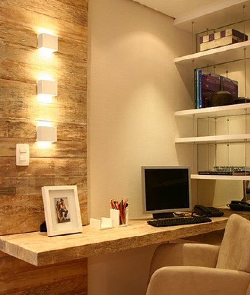 CLA Cube Up/Down LED Interior Wall Light 3000K Matt White 6W 220-240V IP20 - LONDON