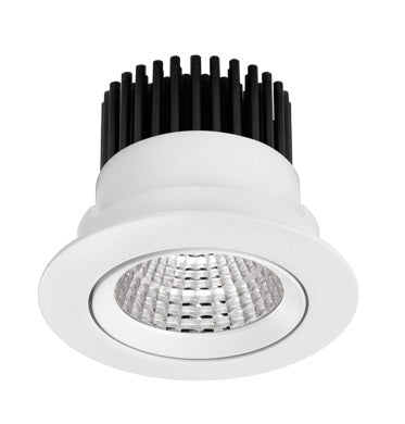 Trend Resiled RDA8 LED Downlights 3000K 4000K White / Black / Silver 8W IP20 - RDA83-WB, RDA84-WB - Trend Lighting