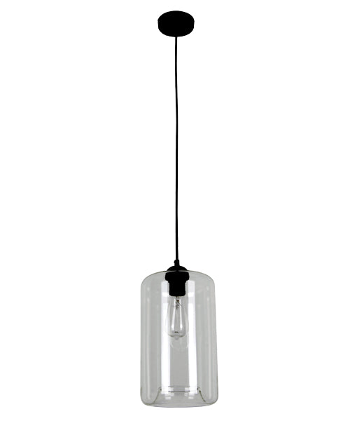 CLA MASON: Modern Retro Oblong / Tipped / Oval Glass Interior Pendant Clear / Smoke / Amber 220-240V - MASON - CLA Lighting.