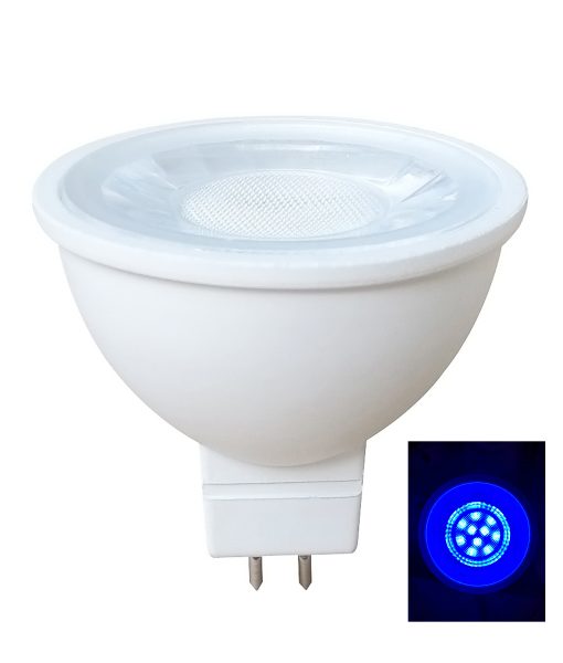 CLA LED MR16 Coloured Lamps and Globes RGB 5W 12V IP20 - MR16B01A, MR16G01A, MR16R01A - CLA Lighting