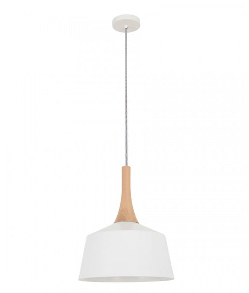 CLA NORDIC: Modern Scandinavian Steel/ Wood Interior Pendant Black/ White 220-240V - NORDIC1, NORDIC2, NORDIC3, NORDIC4, NORDIC5, NORDIC6