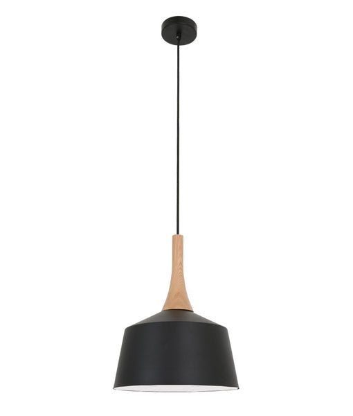 CLA NORDIC: Modern Scandinavian Steel/ Wood Interior Pendant Black/ White 220-240V - NORDIC1, NORDIC2, NORDIC3, NORDIC4, NORDIC5, NORDIC6