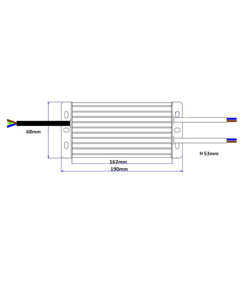 CLA 24V Waterproof Constant Voltage Drivers 12/30/100/150W 24V IP67 - OTTER24V1, OTTER24V2, OTTER24V3, OTTER24V4 - SAL Lighting