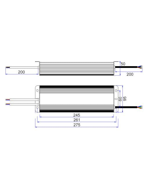 CLA OTTER: Waterproof Constant Voltage Drivers 12-300W 170-265V IP67 - OTTER - CLA Lighting