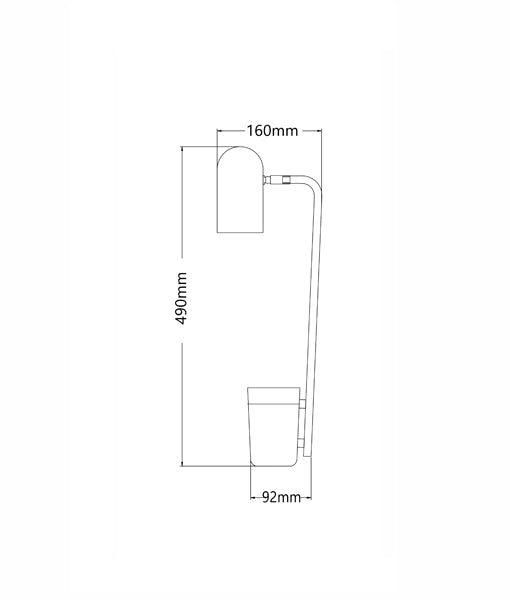 CLA PASTEL: Scandinavian Table Lamps With Pen Container Matt White/ Matt Black/ Matt Green/ Matt Pink/ Matt Grey/ Matt Blue/ Matt Yelllow 220-240V - PASTEL