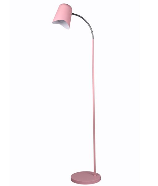 CLA PASTEL: Scandinavian Iron Slim Floor Lamp Matt White/ Matt Black/ Matt Pink/ Matt Grey/ Matt Green/ Matt Blue/ Matt Yellow 220-240V - PASTEL