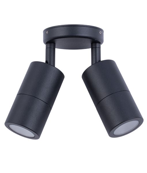 CLA GU10 Pillar Spot Exterior Wall Lights Black 110-265V IP65 - PGUDBL, PG1FBL, PG1ABL, PG2ABL - CLA Lighting