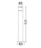 CLA PHARE(MR16): Exterior Anti Glare LED Bollards 316 Stainless Steel 12-25V IP54 - PHARE05M - CLA Lighting