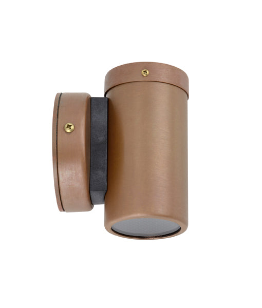 CLA GU10 Pillar Spot Exterior Wall Lights Aged Copper 110-265V IP54 - PGUDCECA, PG1FCECA, PG1ACECA, PG2ACECA - CLA Lighting
