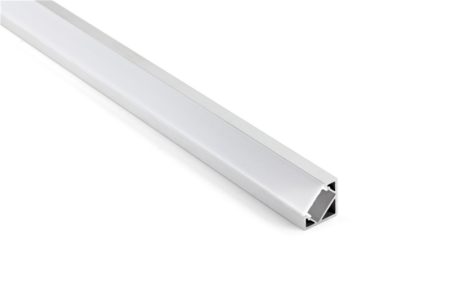 Azoogi 18.4mm x 18.4mm Flat Corner Aluminium Profile- PR009: Aluminium Corner Profile (Flat)