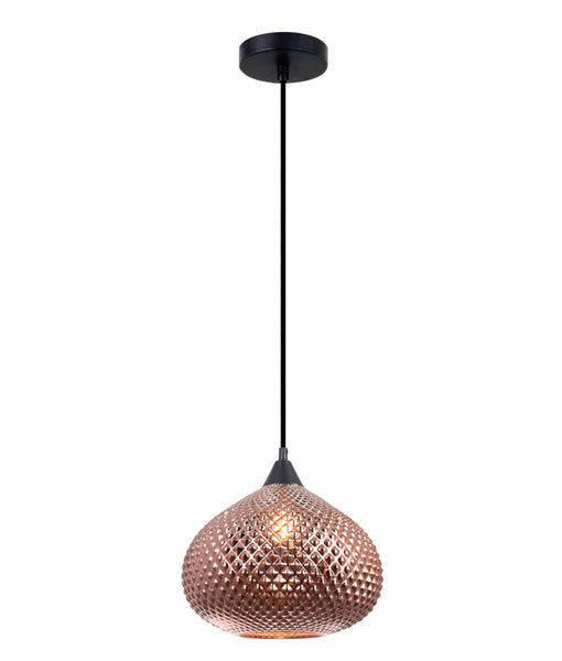 CLA RICTUS: Glass with Quadrilateral Segments Interior Pendant Copper / Gold 220-240V - RICTUS1, RITUS2, RICTUS3, RICTUS4, RICTUS5, RICTUS6 -CLA Lighting
