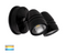 Havit Focus Polycarbonate Double Adjustable Spot Wall Light Tri - Black 2 x 15W 240V IP65 - HV3793T-BLK - Havit Lighting