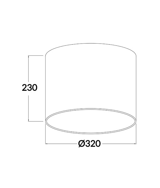CLA Shade D.I.Y. Drum Table Lamp Shade White/ Black/ Grey/ Natural - SHADE01, SHADE02, SHADE03, SHADE04