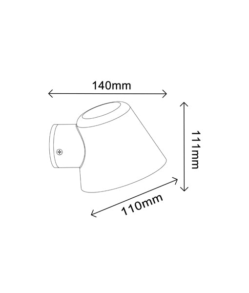 CLA SKOPA: Exterior Surface Mounted Wall Lights Galvanized Steel / Copper 220-240V IP44 - SKOPA1, SKOPA2 - CLA Lighting