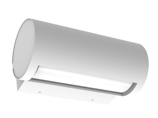 CLA SOMBRA: Adjustable Eyelid Surface Mounted LED Exterior Wall Lights Dark Grey/ White 13W 100-240V IP65 - SOMBRA