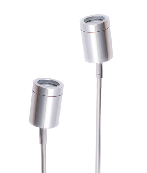 CLA MR16 Exterior Adjustable Head Garden Spike Light Aged Brass/ Polished Brass/ Black/ Stainless Steel/ Copper/ Titanium 12-25V IP65 - SPMS