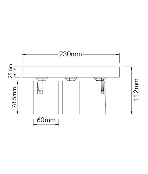 CLA SPOT: Interior GU10 Surface Mounted Spot LED Track Light Matte White 100-240V IP20 - SPOT - CLA Lighting