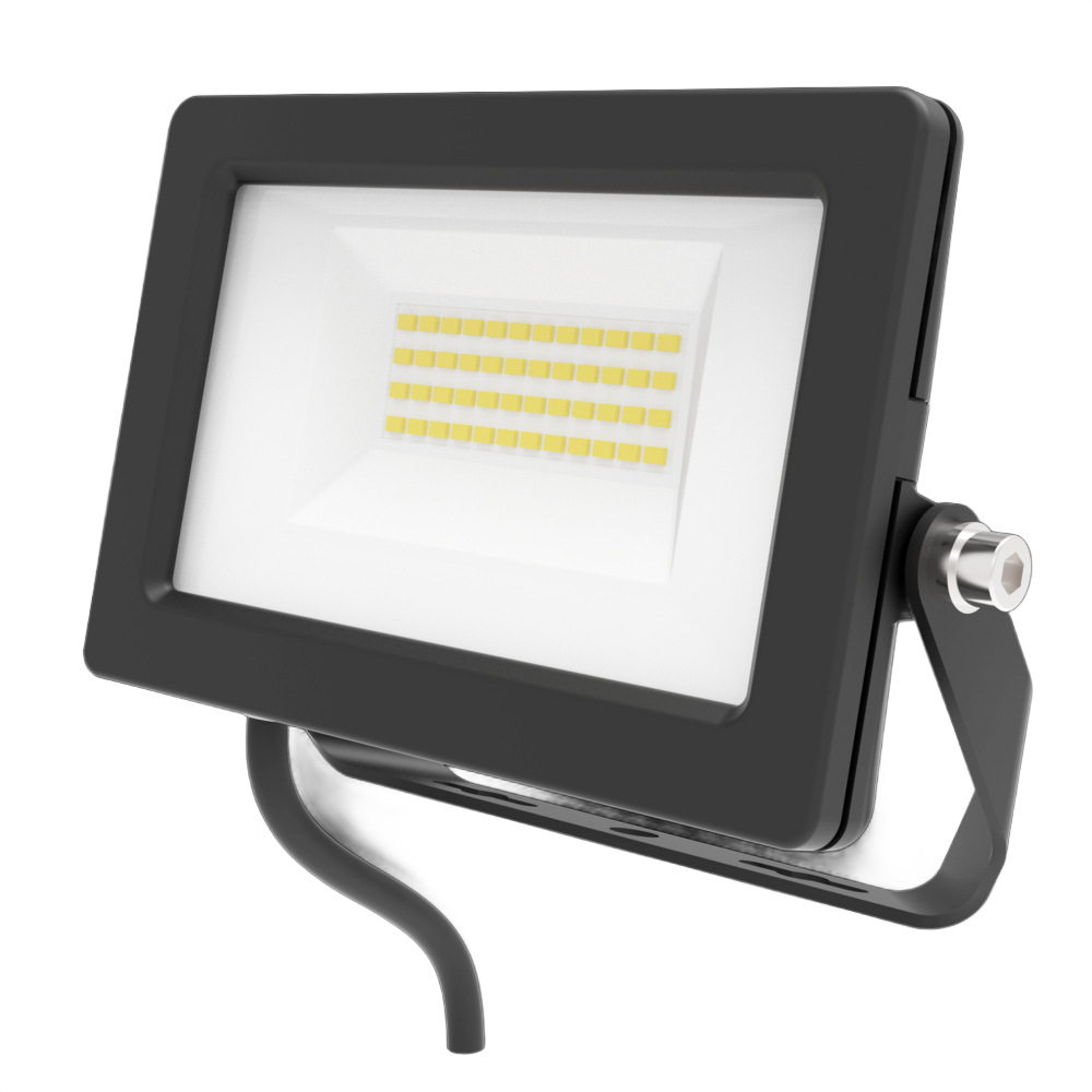 SAL STARPAD II SE7071TC LED Flood Light Tri- Black/ Silver/ White 15/100W 240V IP65 - SE7071
