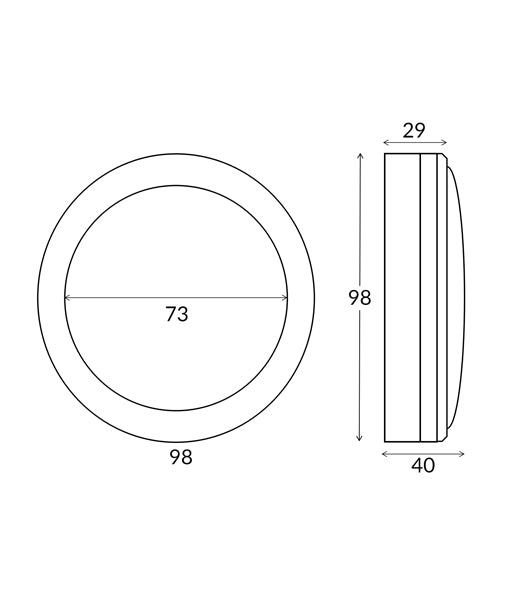 CLA STE: Exterior LED Surface Mounted Garden Step and Up Lights 3000K Antique Brass 6W 220-240V IP65 - STE- CLA Lighting