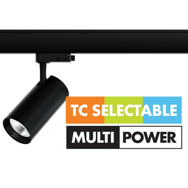 SAL Unitrek STR9017/30TC/DP LED Track Light Tri- Black/ White 21/30W 240V IP20 - STR9017/30TC/DP