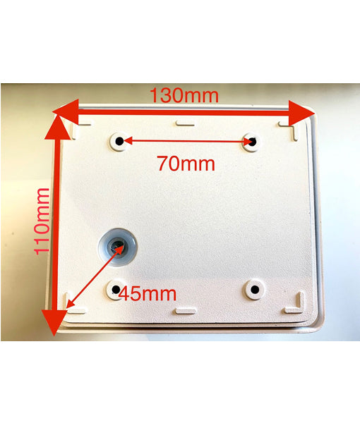 CLA TOCA: Exterior Adjustable Lens Covers Up/Down LED Surface Mounted Downlights 3000K Black / White 200-240V IP65 - TOCA3, TOCA4 - CLA Lighting