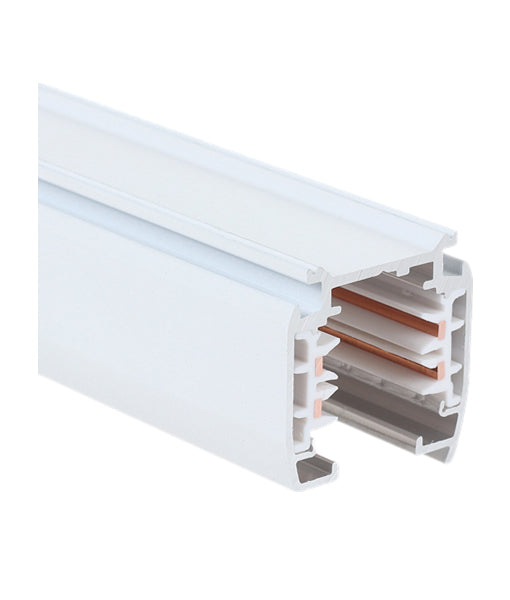 CLA 4 Wire 3 Circuit Universal Tracks, Connectors, End Cap & Live End Accessories White - TRK3WH - CLA Lighting