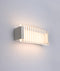 CLA Vienna with Clear and Frosted Ribbed Diffuser LED Interior Wall Light 3000K Matt White 220-240V AC IP20 - VIENNA - CLA Lighting