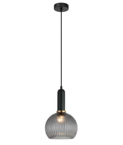 CLA VINTAJ: Wine Glass Ribbed Glass Interior Pendant Smoke / Green / Chrome / Amber / Copper / Clear 220-240V - VINTAJ1, VINTAJ2, VINTAJ3, VINTAJ4, VINTAJ5, VINTAJ6 - CLA Lighting