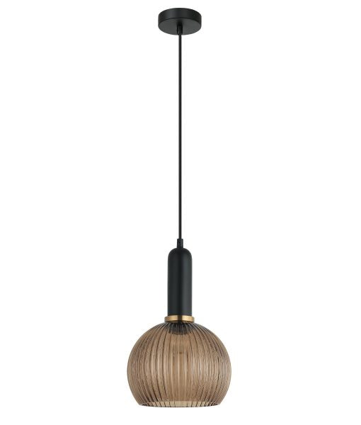CLA VINTAJ: Wine Glass Ribbed Glass Interior Pendant Smoke / Green / Chrome / Amber / Copper / Clear 220-240V - VINTAJ1, VINTAJ2, VINTAJ3, VINTAJ4, VINTAJ5, VINTAJ6 - CLA Lighting