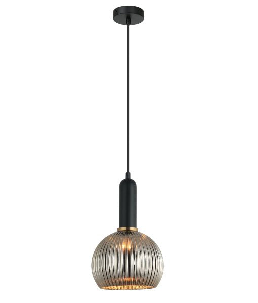CLA VINTAJ: Wine Glass Ribbed Glass Interior Pendant Smoke / Green / Chrome / Amber / Copper / Clear 220-240V - VINTAJ1, VINTAJ2, VINTAJ3, VINTAJ4, VINTAJ5, VINTAJ6 - CLA Lighting