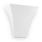 Domus BF - 2013 Raw Ceramic Up/Down Interior Wall Light White 240V - 11074 - Domus Lighting