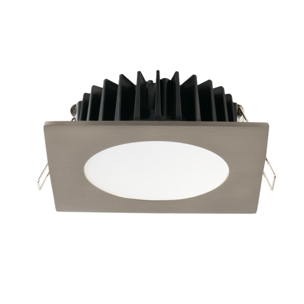 SAL Ecogem Square S9041TC LED Downlight Tri - White / Satin Nickel 10W 240V IP44 - S9041 TC S WH, S9041 TC S SN - SAL Lighting