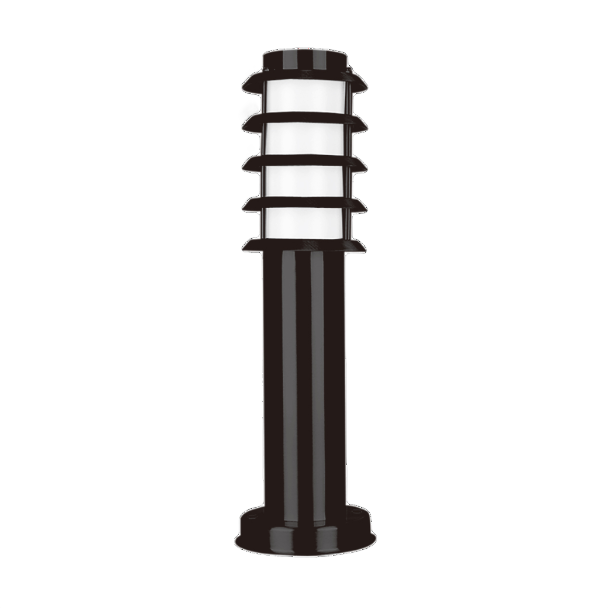 SAL Murray SE7017 LED Bollard Black / Stainless Steel 240V IP44 - SE7017 BK, SE7017 SLS - SAL Lighting
