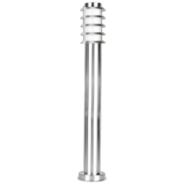 SAL Murray SE7018 LED Bollard Black/ Stainless Steel 240V IP44 - SE7018 BK, SE7018 SLS
